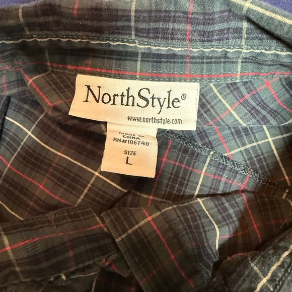 Plaid Ruffle Button-Up Shirt - Picture 12 of 14